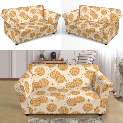 Waffle Print Design LKS303 Loveseat Couch Slipcover