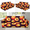 Peach Pattern Print Design A04 Sofa Slipcover