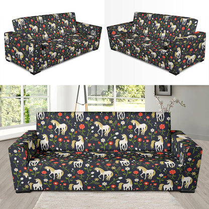 Unicorn Print Design LKS301 Sofa Slipcover