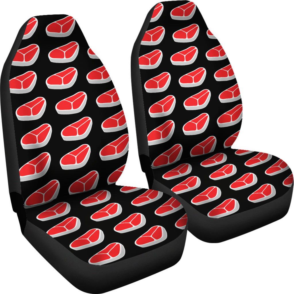 Steak Print Design LKS303 Car Seat Covers