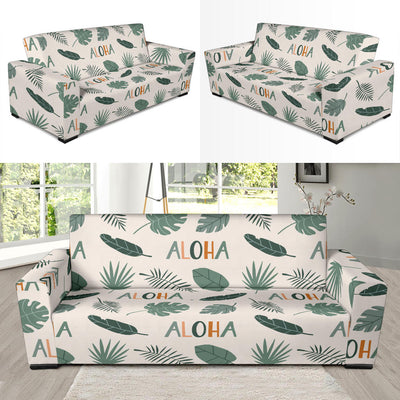 Aloha Hawaii Pattern Print Design 05 Sofa Slipcover