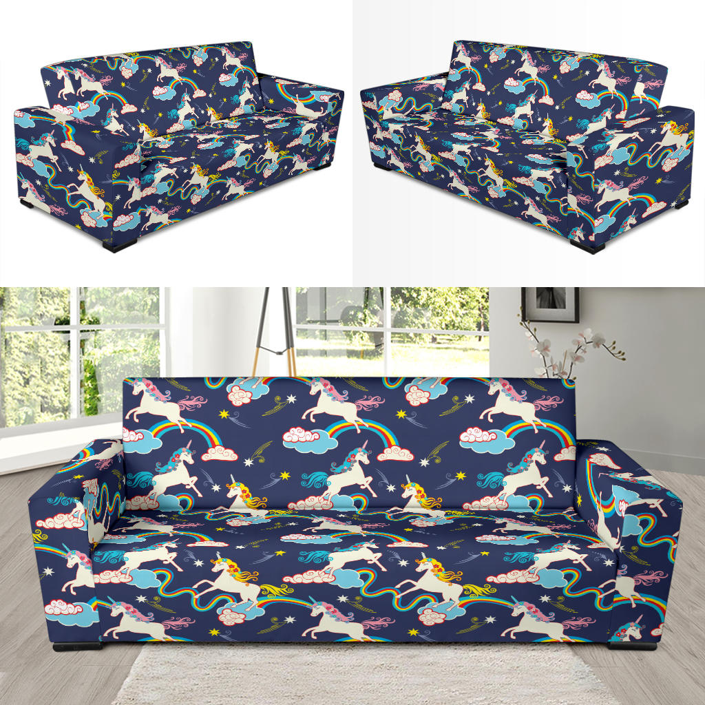 Unicorn Print Design LKS304 Sofa Slipcover