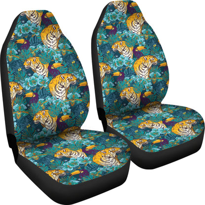 Tiger Tropical Print Design LKS301 Car Seat Covers