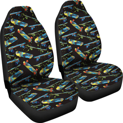 Skateboard Print Design LKS305 Car Seat Covers