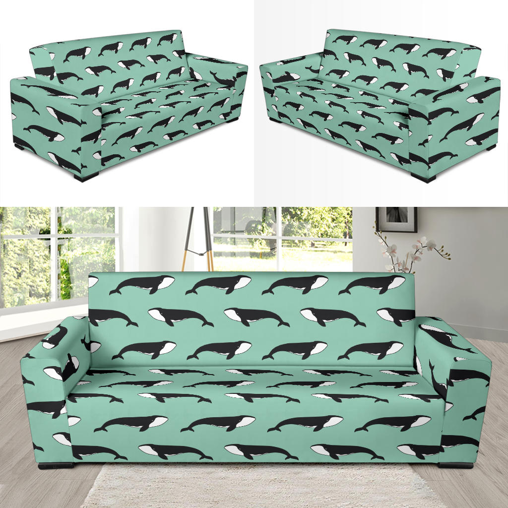Whale Print Design LKS307 Sofa Slipcover