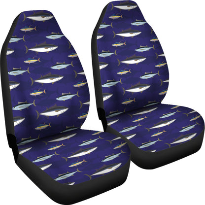 Tuna Fish Print Design LKS304 Car Seat Covers