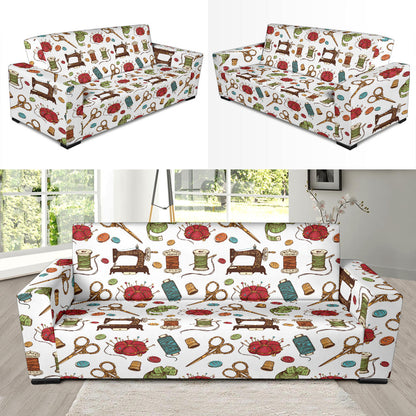 Sewing Equipment Print Design LKS304 Sofa Slipcover