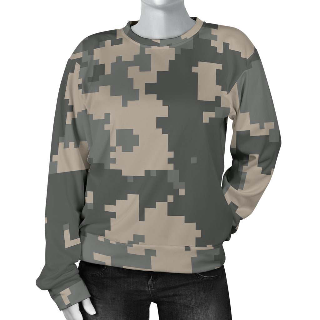 ACU Digital Camouflage Women Long Sleeve Sweatshirt