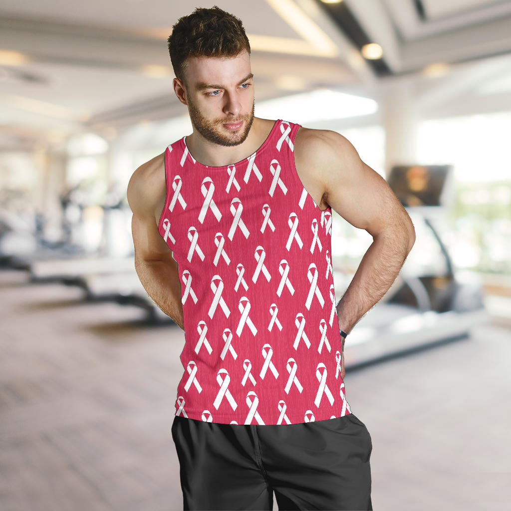 Breast Cancer Awareness Symbol Men Tank Top