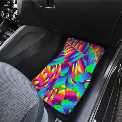 Psychedelic Trippy Pattern Car Floor Mats Front Back