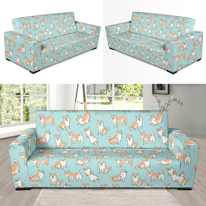 Shiba Inu Print Design LKS304 Sofa Slipcover