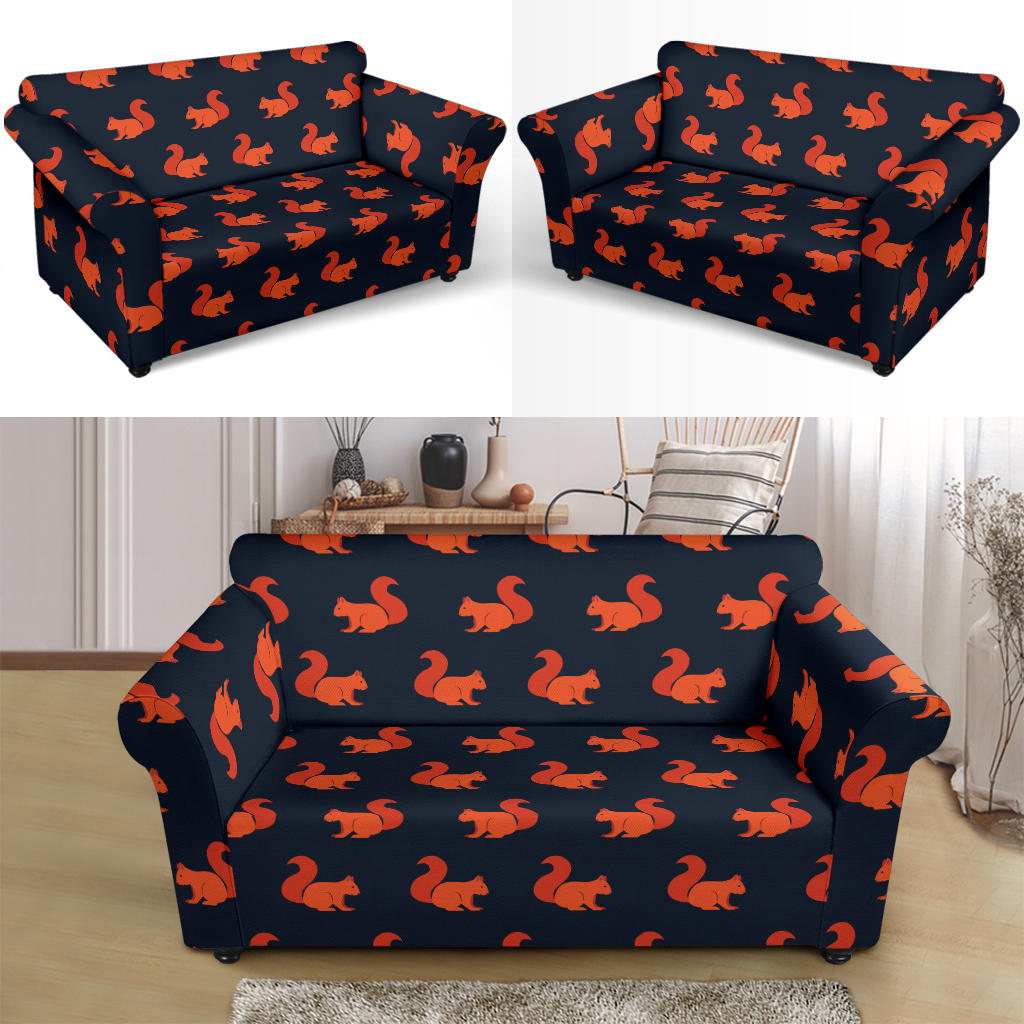 Squirrel Print Design LKS306 Loveseat Couch Slipcover