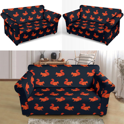 Squirrel Print Design LKS306 Loveseat Couch Slipcover