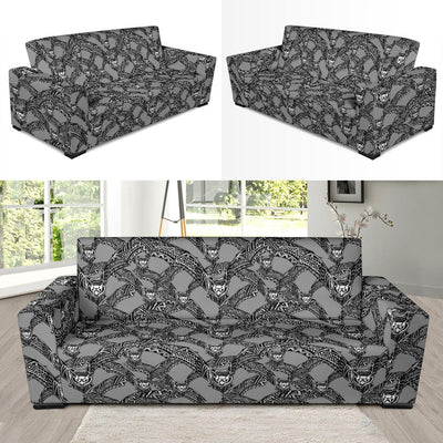 Bat Pattern Print Design 04 Sofa Slipcover