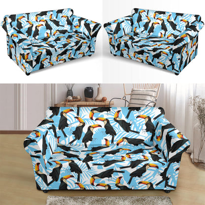 Toucan Print Design LKS303 Loveseat Couch Slipcover
