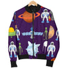 Alien Astronaut Planet Men Bomber Jacket