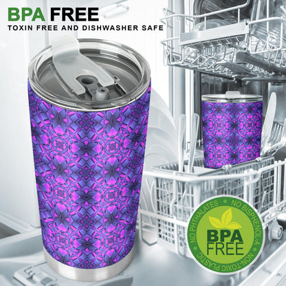 kaleidoscope Pattern Print Design Tumbler