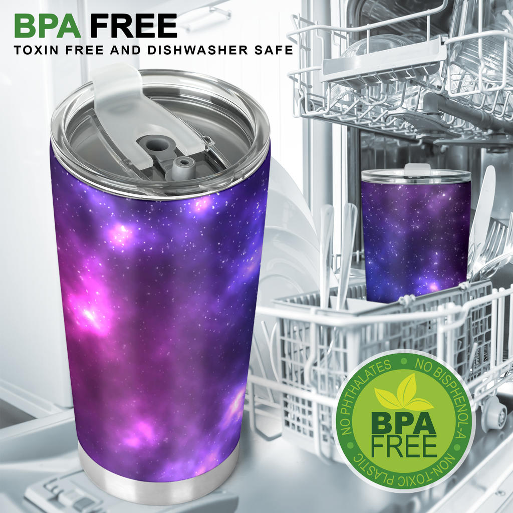 Celestial Purple Blue Galaxy Tumbler