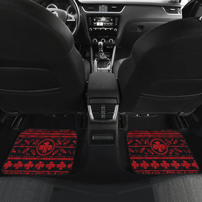 Native American Eagle Themed Print Car Floor Mats Front Back