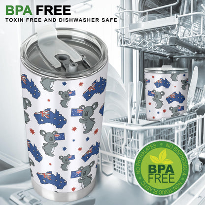 Koala Australia Day Themed Design Tumbler