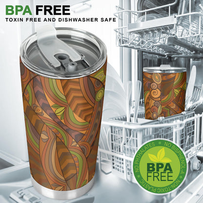 Maori Ornament Design Print Tumbler