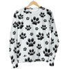 Paw Themed Print Men Long Sleeve Sweatshirt