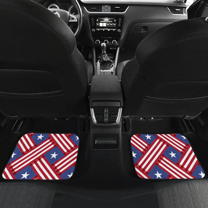 American flag Pattern Car Floor Mats Front Back