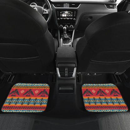 Eagles Native American Design Car Floor Mats Front Back