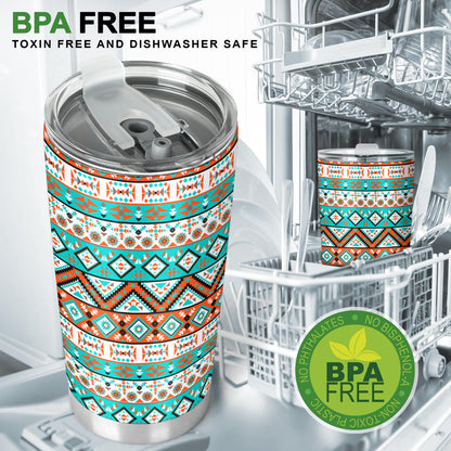 Navajo Style Print Pattern Tumbler