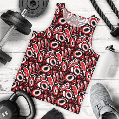 Totem Pole Texture Design Men Tank Top
