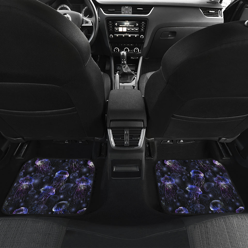 Jellyfish Themed Car Floor Mats Front Back