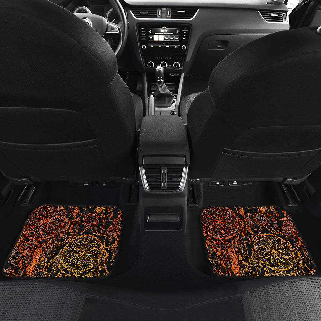 Dream catcher Sun and Moon Car Floor Mats Front Back