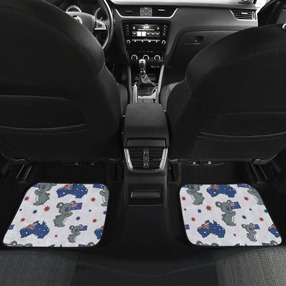 Koala Australia Day Themed Design Car Floor Mats Front Back