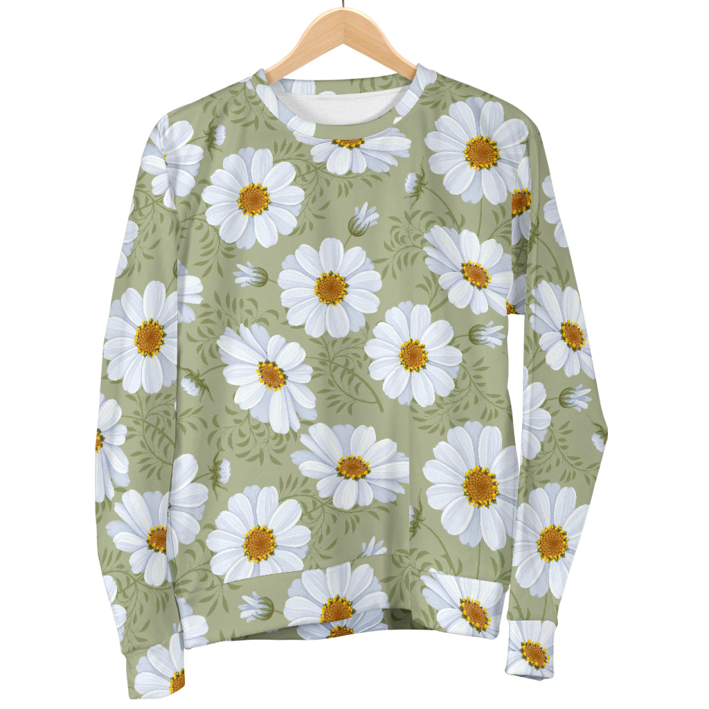 Daisy Yellow Print Pattern/womenlongsleeve.jpg Women Long Sleeve Sweatshirt