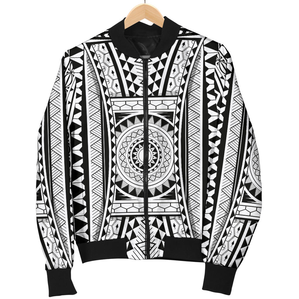 Polynesian Tattoo Design Men Bomber Jacket