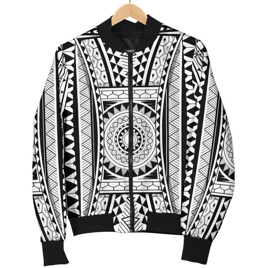 Polynesian Tattoo Design Men Bomber Jacket