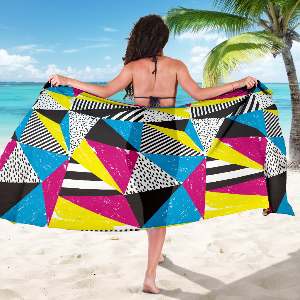 80s Pattern Print Design 2 Sarong Pareo Wrap