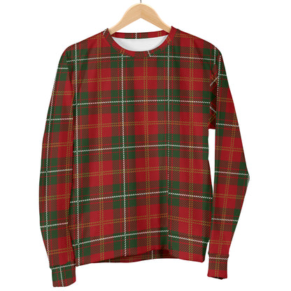Holiday Tartan Plaid Pattern Women Long Sleeve Sweatshirt