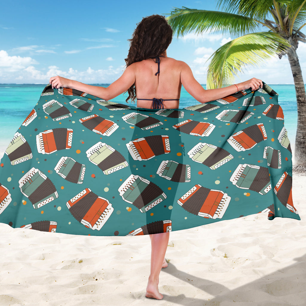Accordion Pattern Print Design 02 Sarong Pareo Wrap