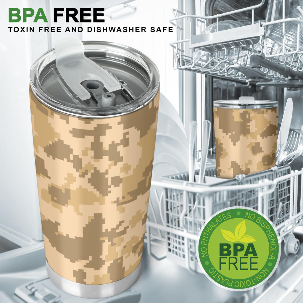 ACU Digital Desert Camouflage Tumbler
