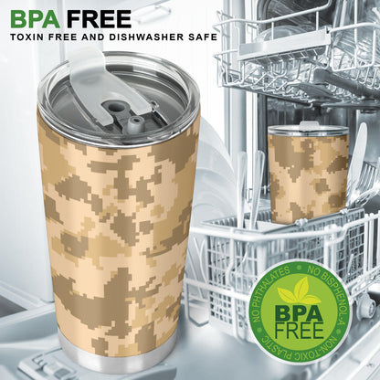ACU Digital Desert Camouflage Tumbler