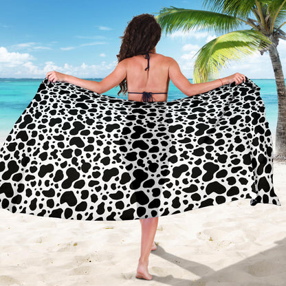 Cow Skin Pattern Print Design 04 Sarong Pareo Wrap