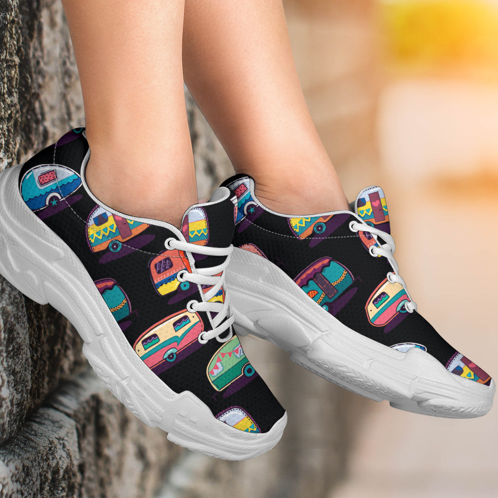 Camper Camping Pattern Chunky Sneakers