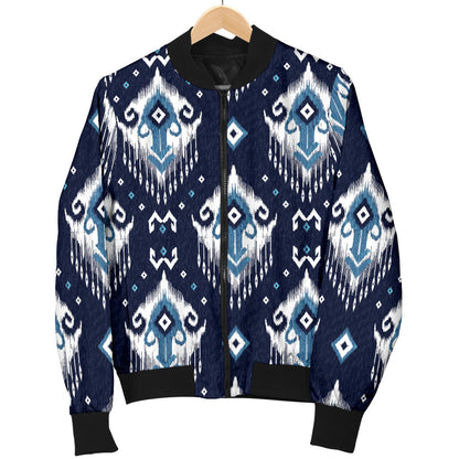 Ethnic Ornament Print Pattern Men Bomber Jacket