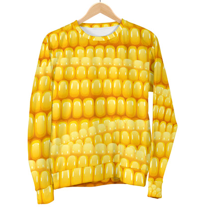 Agricultural Corn cob Pattern Women Long Sleeve Sweatshirt