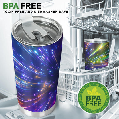 Celestial Rainbow Speed Light Tumbler