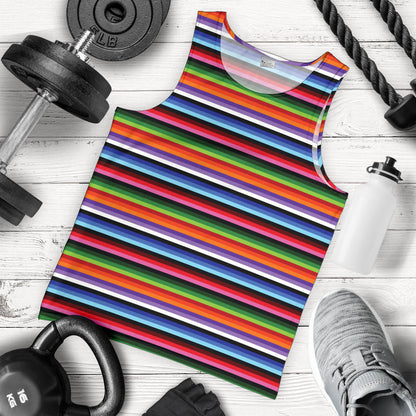 Serape Design Men Tank Top