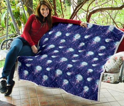 Jellyfish Cute Design Quilt Bedspread