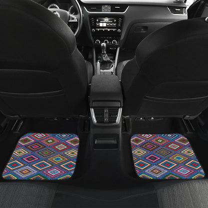 Southwestern Design Car Floor Mats Front Back