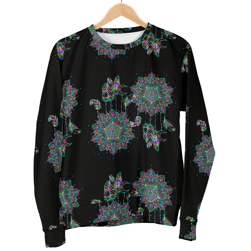 Dream Catcher Colorful Hand Draw Women Long Sleeve Sweatshirt